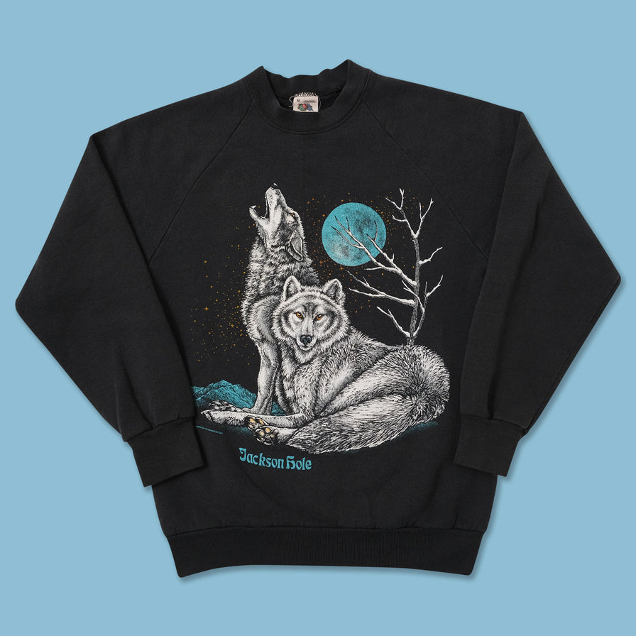 Vintage Wolf Women's Sweater Small 