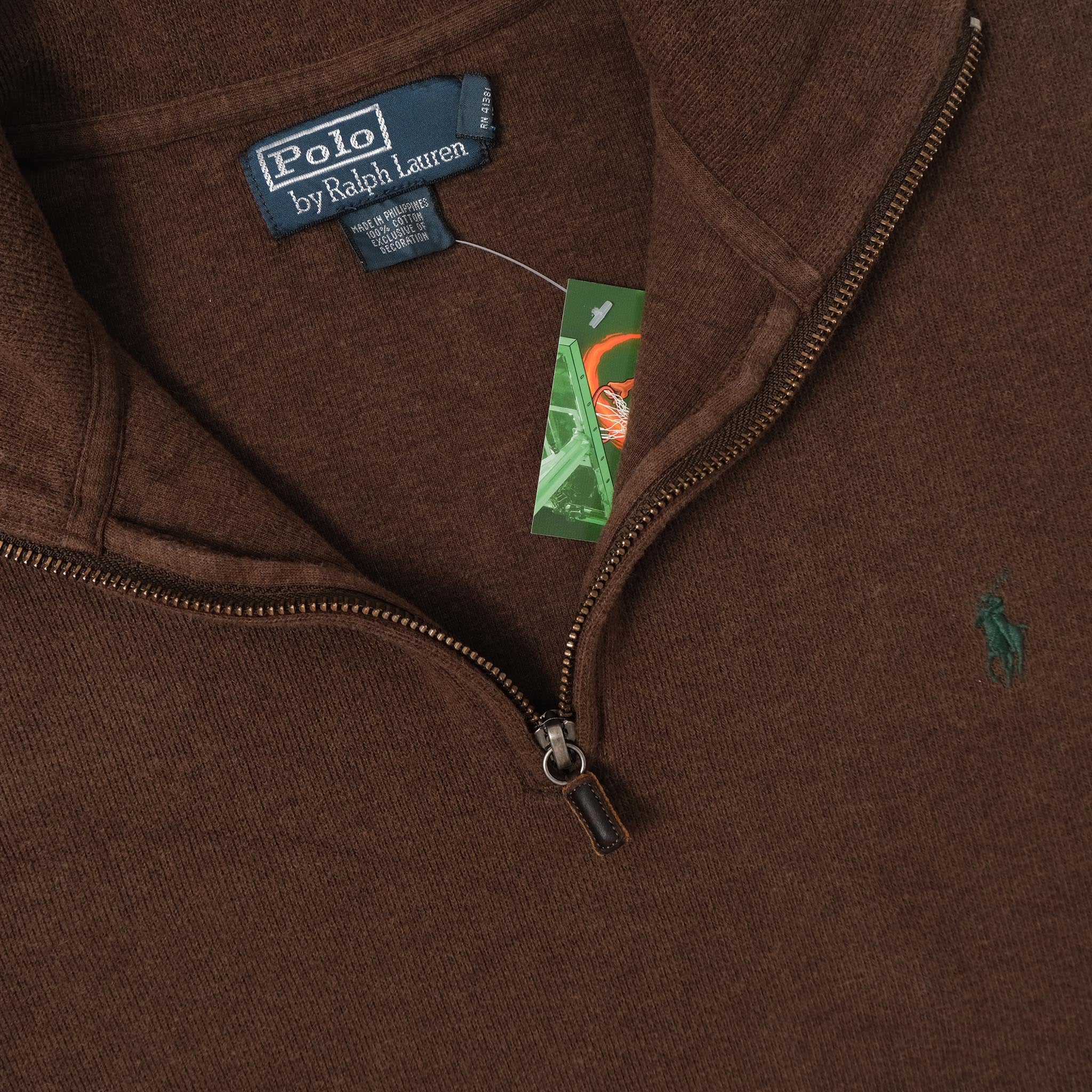 Polo Ralph Lauren Q-Zip Sweater XLarge Double Double Vintage