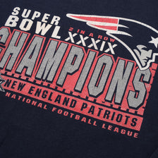 2005 Patriots Super Bowl Champions Sweater XLarge 