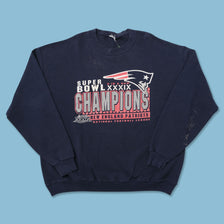 2005 Patriots Super Bowl Champions Sweater XLarge 