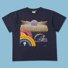 1995 San Diego Chargers Super Bowl T-Shirt XLarge 