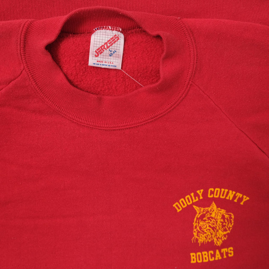 Vintage Dooly County Bobcats Sweater Small 