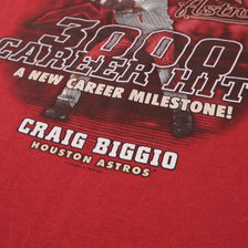 2007 Houston Astros Craig Biggio T-Shirt Large 