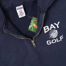 Vintage Bay Golf Q-Zip Sweater Medium 