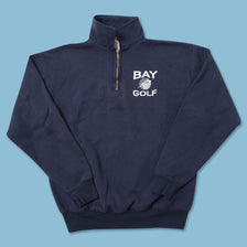 Vintage Bay Golf Q-Zip Sweater Medium 