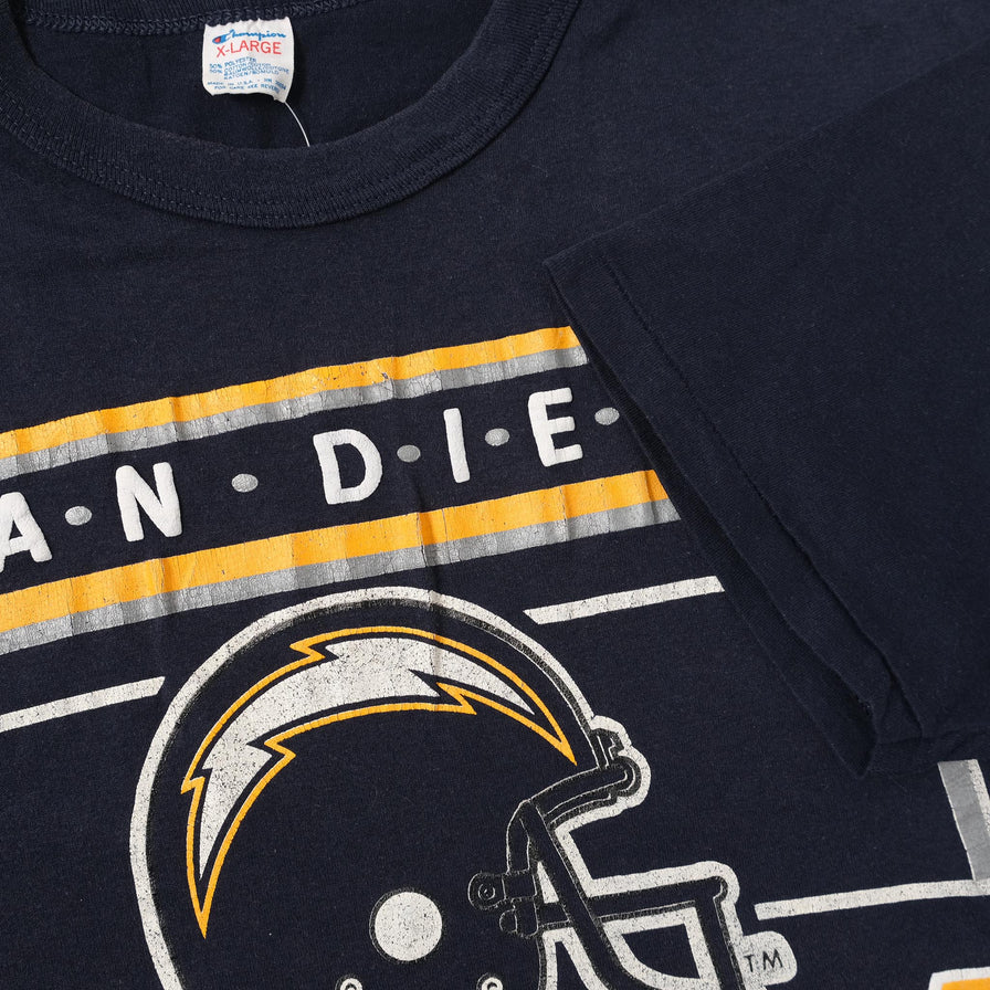 Vintage Champion San Diego Chargers T-Shirt Medium 