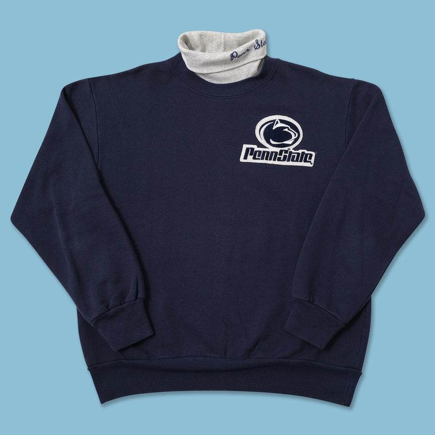 Vintage Penn State Turtleneck Sweater Medium 