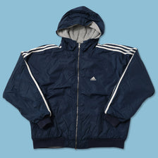 Vintage adidas Reversible Padded Jacket Medium 