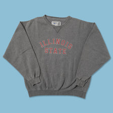 Vintage Illinois State Sweater Large 