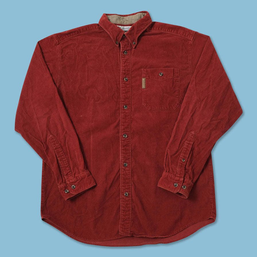 Columbia Cord Shirt Large 