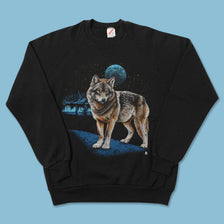 Vintage Wolf Sweater Small 