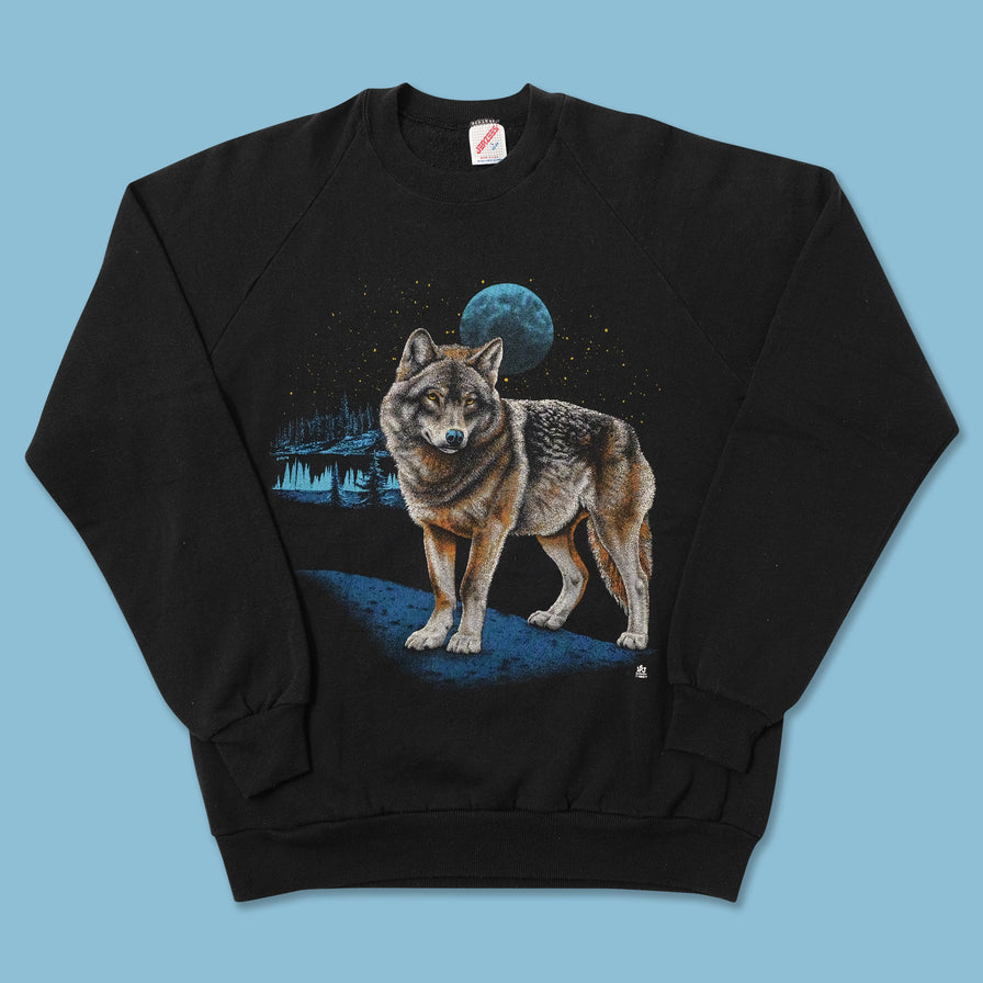 Vintage Wolf Sweater Small 