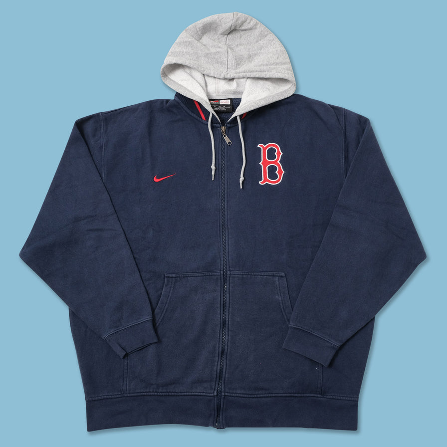Vintage Nike Boston Red Sox Zip Hoody XLarge 