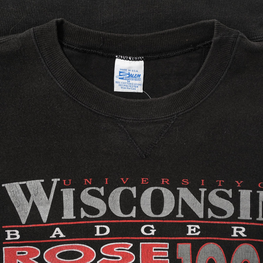 1994 Salem Wisconsin Badgers Sweater Medium 