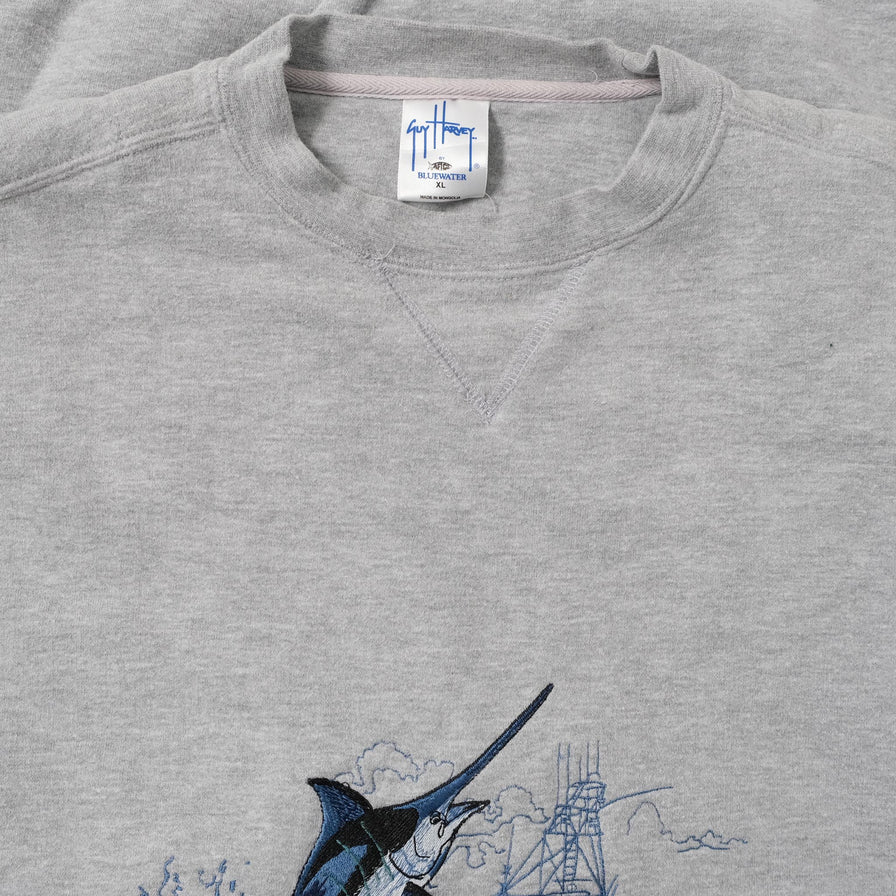 Vintage Guy Harvey Fish Sweater XLarge 