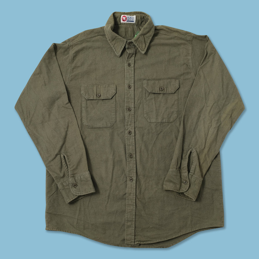 Vintage Heavy Cotton Shirt Large 