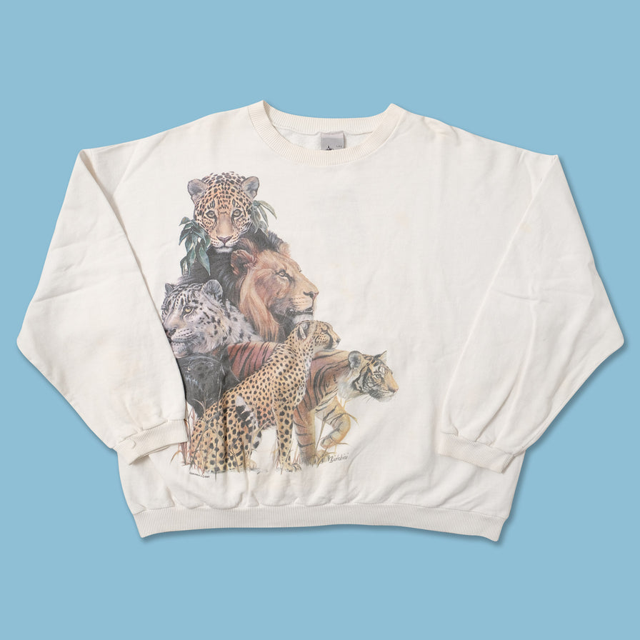 Vintage Animal Sweater Large 