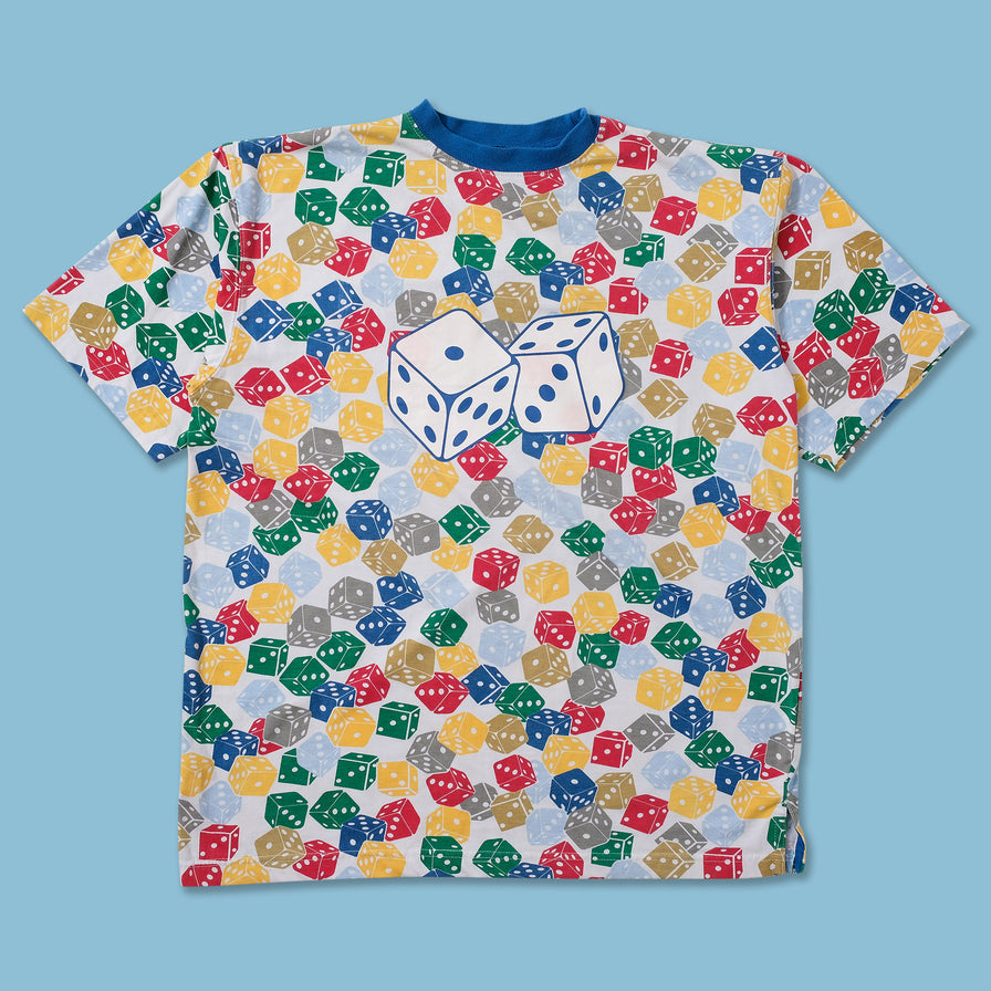 Vintage Y2K Dice Shirt Large 