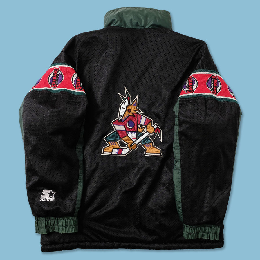 Vintage Starter Phoenix Coyotes Reversible Jacket Large 