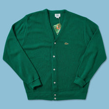 Vintage Lacoste Knit Cardigan Large 