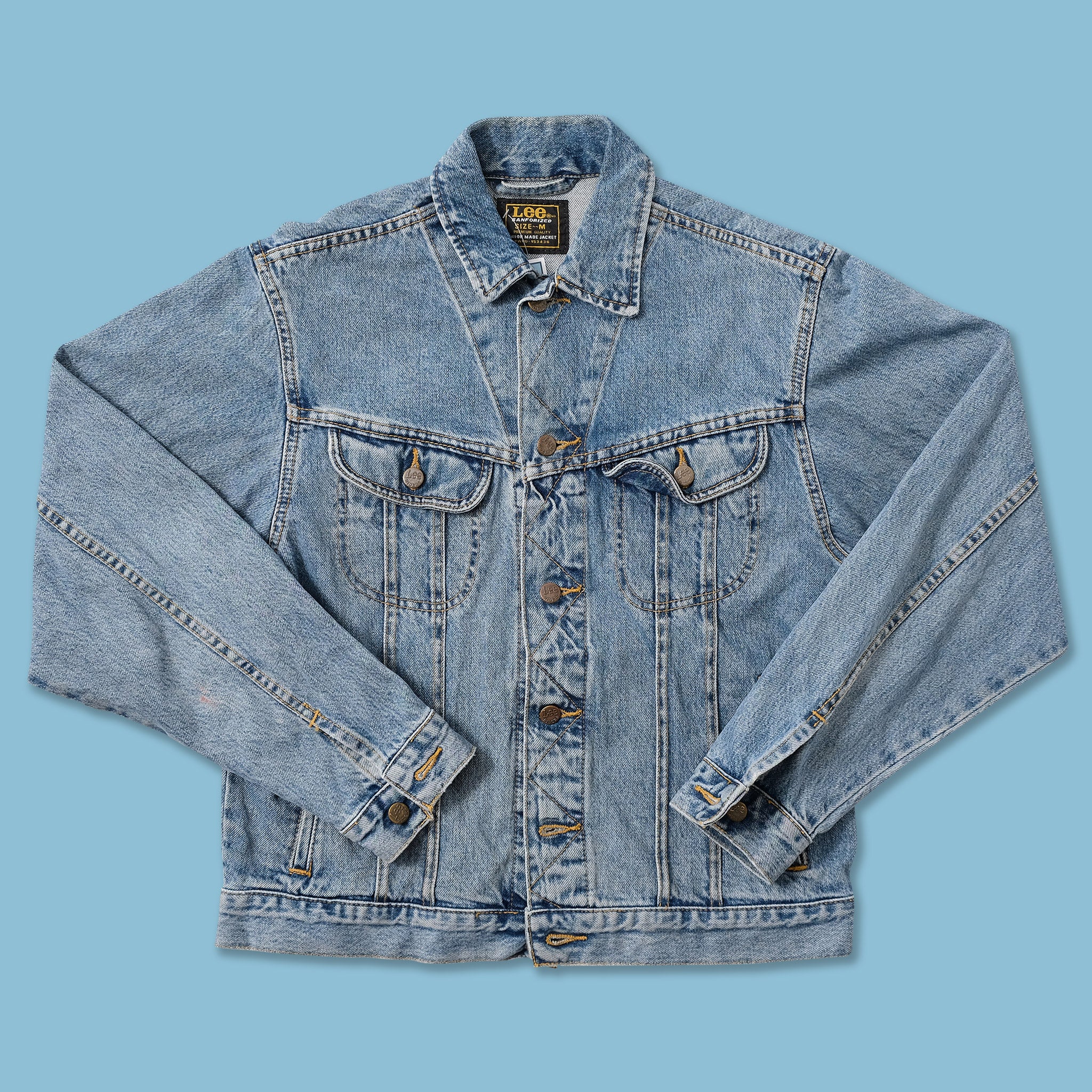 Vintage Lee Denim Jacket Small Double Double Vintage