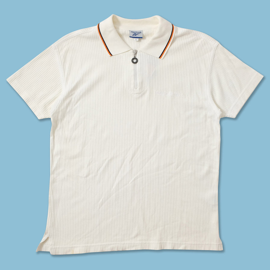 Vintage Reebok Zip Polo Medium 