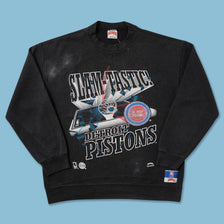 Vintage Nutmeg Detroit Pistons Sweater Large 