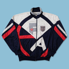 Vintage Umbro England Track Jacket Large 