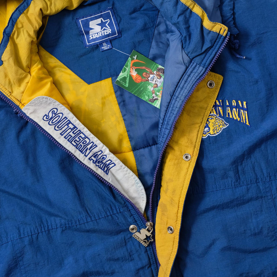 Vitnage Starter Southern A&M Padded Jacket XLarge 