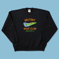 Vintage Mutiny Boat Club Sweater Large 