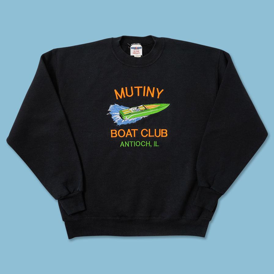 Vintage Mutiny Boat Club Sweater Large 