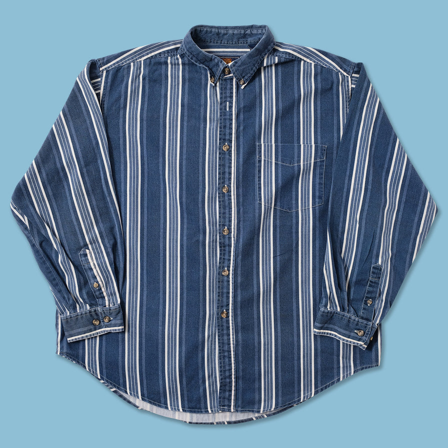 Vintage Striped Shirt XLarge 