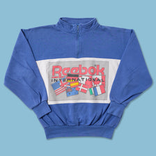 Vintage Reebok Q-Zip Sweater Small 