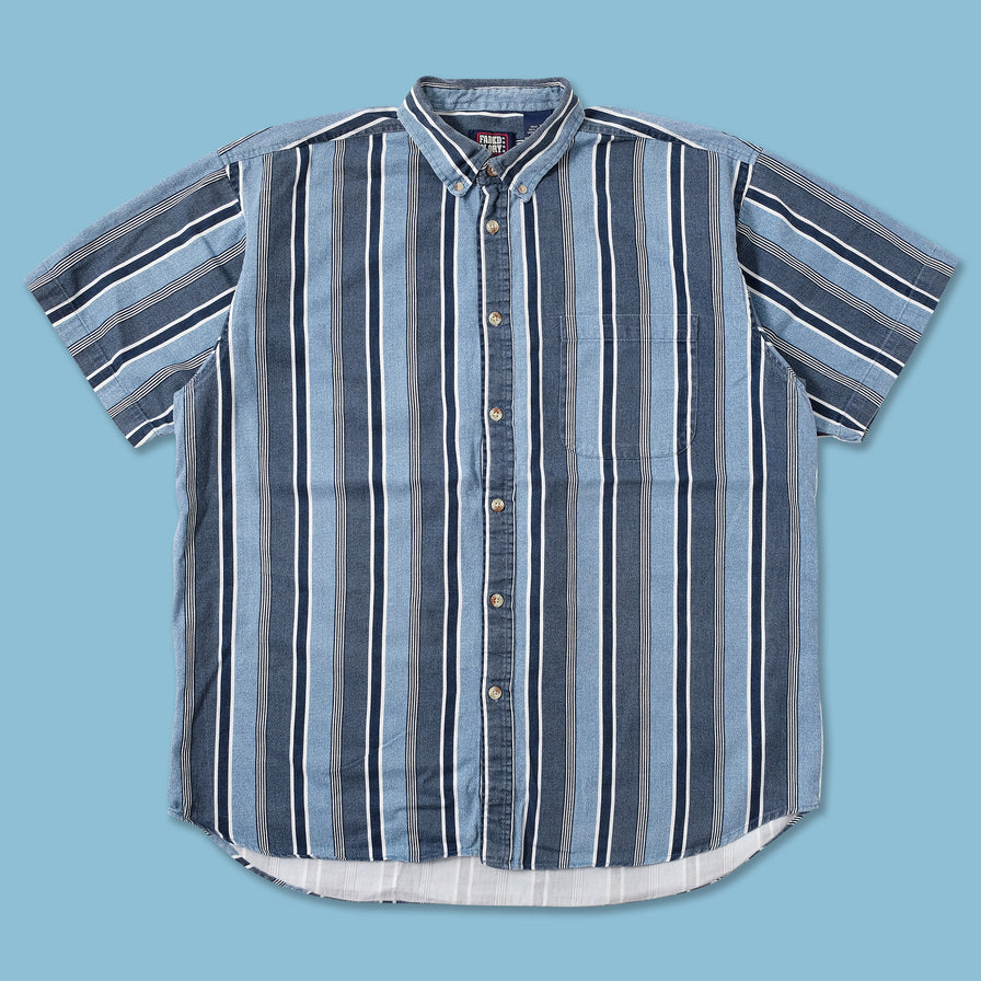 Vintage Striped Shirt XLarge 