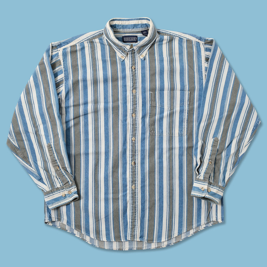 Vintage Striped Shirt Large 