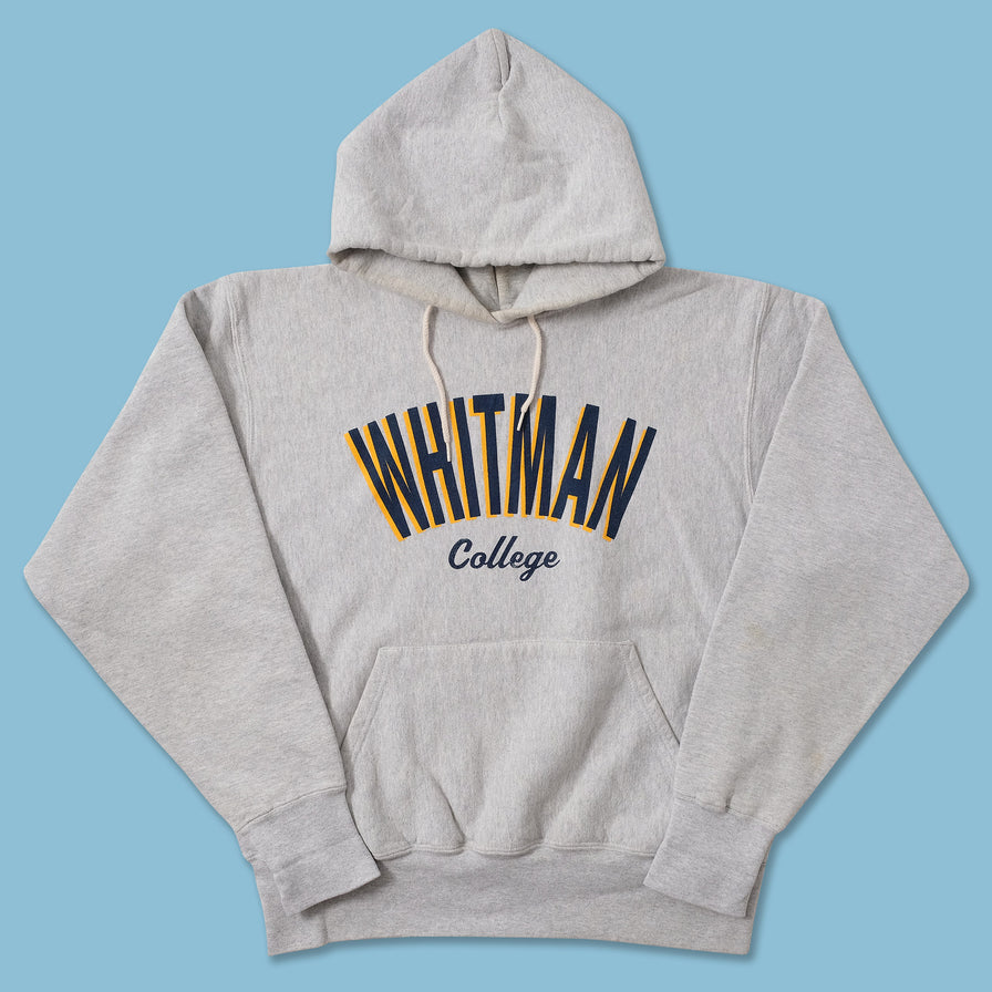 Vintage Whitman College Hoody Medium 