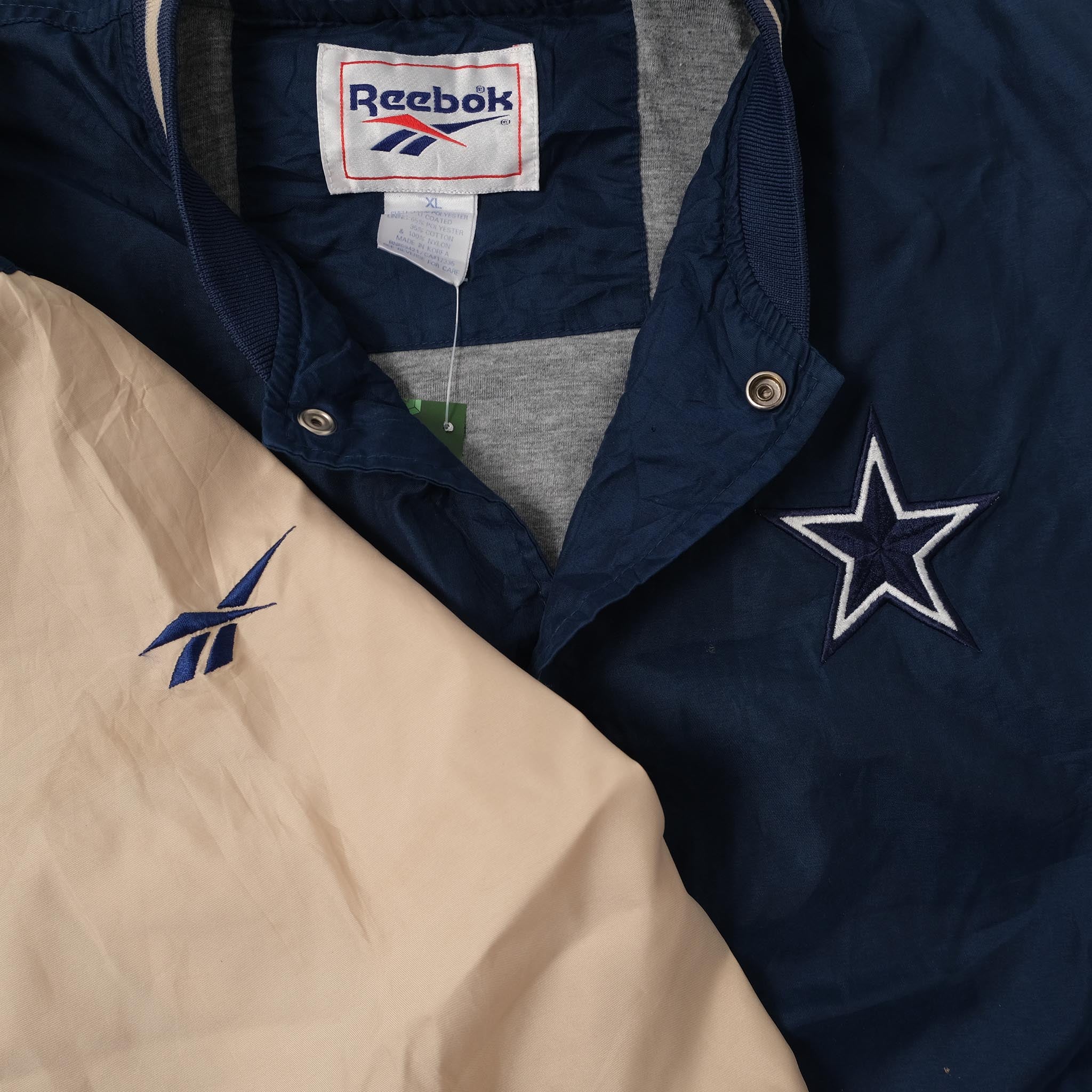 Vintage Reebok Dallas Cowboys Windbreaker