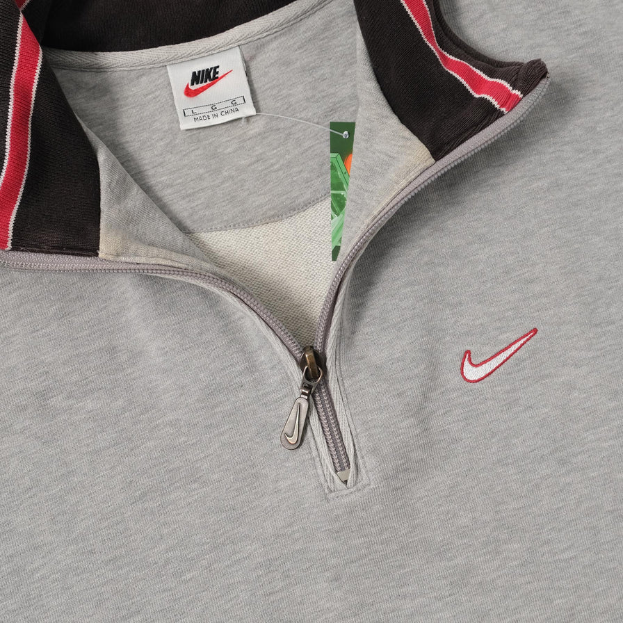 Vintage Nike Q-Zip Sweater Large 