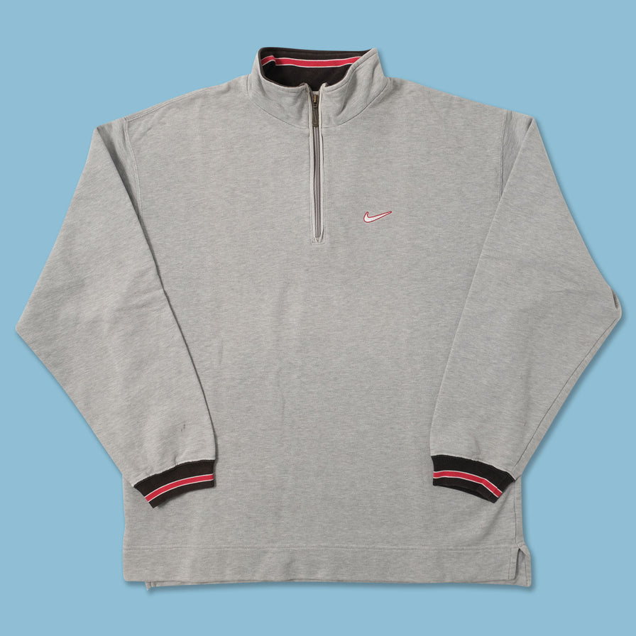 Vintage Nike Q-Zip Sweater Large 