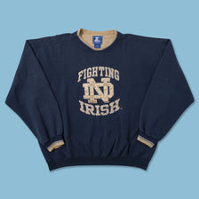 Vintage Starter Fighting Irish Sweater XLarge 