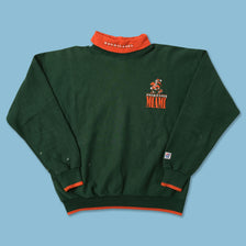 Vintage Miami Hurricanes Turtleneck Sweater Large 
