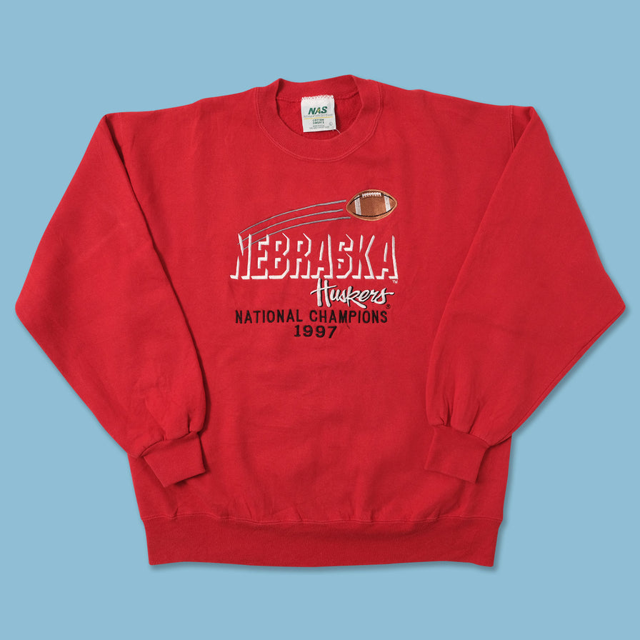 Vintage Nebraska Huskers Sweater Large 