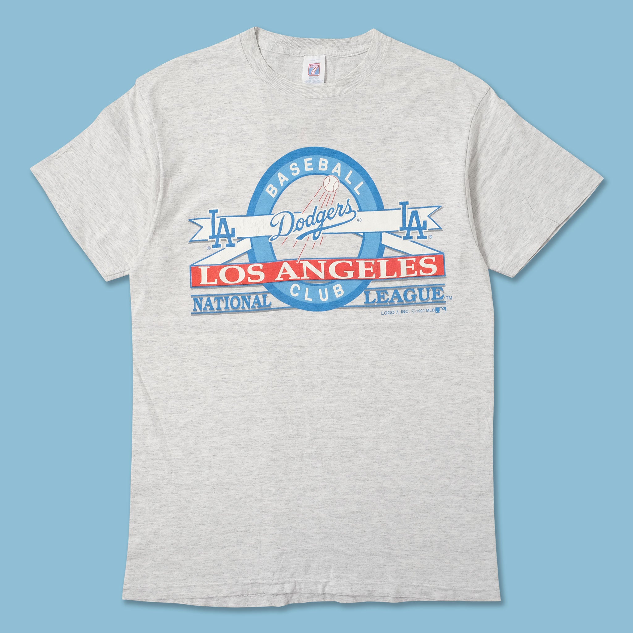 Vintage 1991 Los Angeles Dodgers All Over Print Shirt
