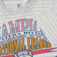 1991 Atlanta Braves Champions T-Shirt Large 