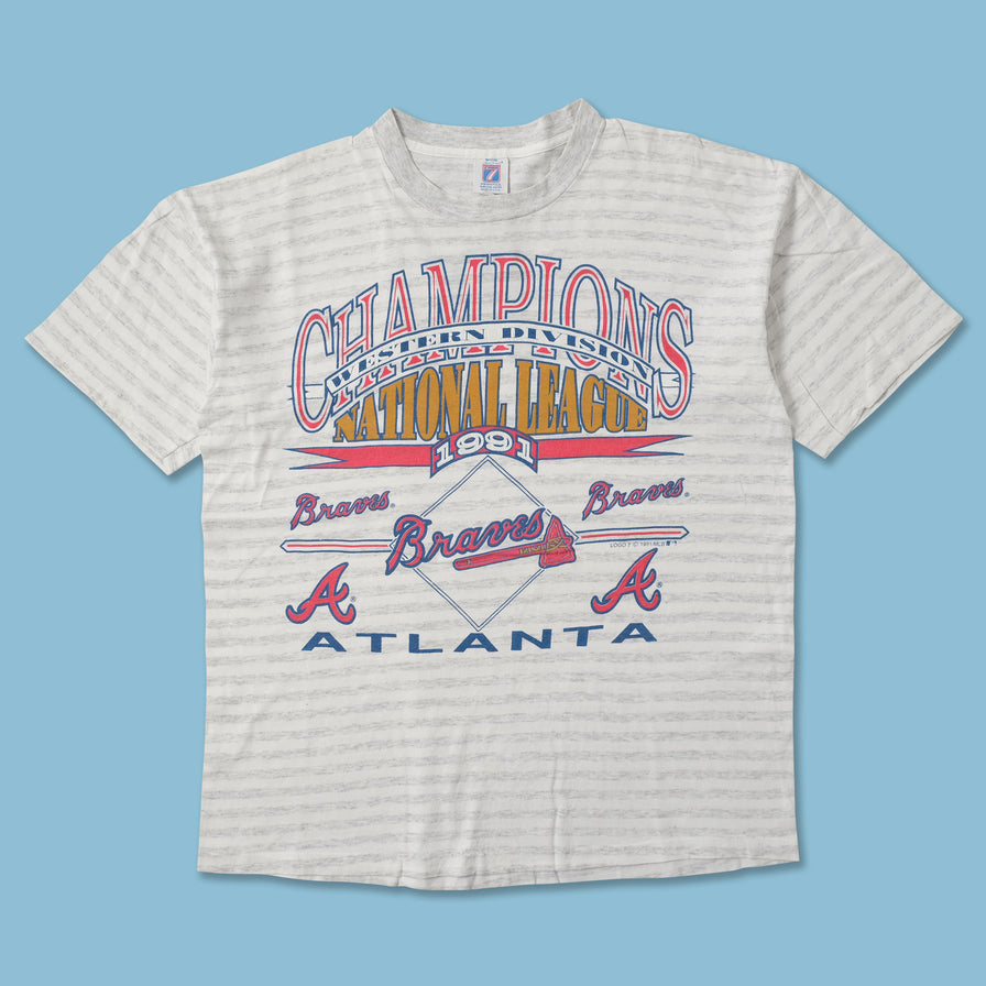 1991 Atlanta Braves Champions T-Shirt Large 