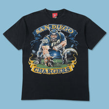 Vintage San Diego Chargers T-Shirt Large 