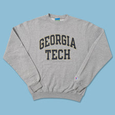 Vintage Champion Georgia Tech Sweater Small 