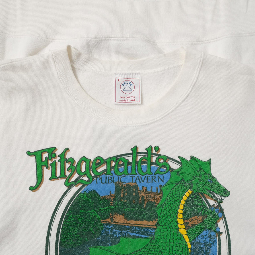Vintage Fitzgerald's Public Tavern Sweater Large 
