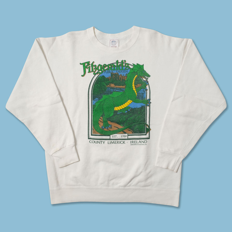 Vintage Fitzgerald's Public Tavern Sweater Large 