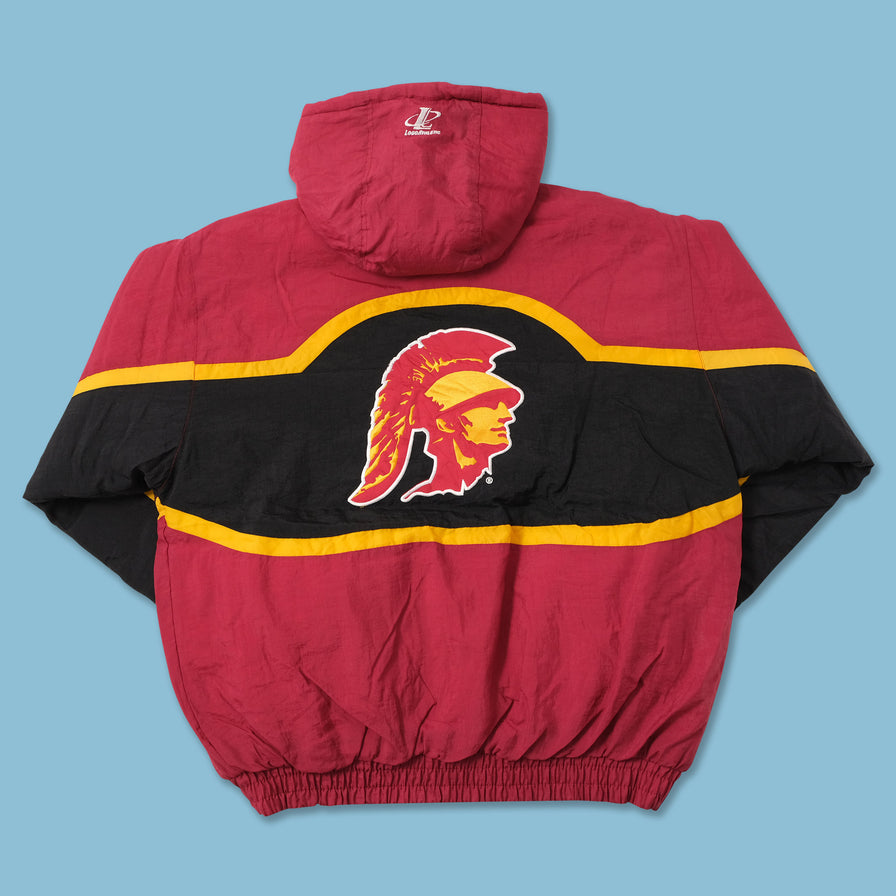 Vintage USC Trojans Padded Jacket Large 